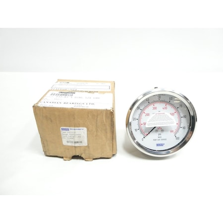 Wika 4In 1/4In 0-100Psi Npt Pressure Gauge 232.53 7304367